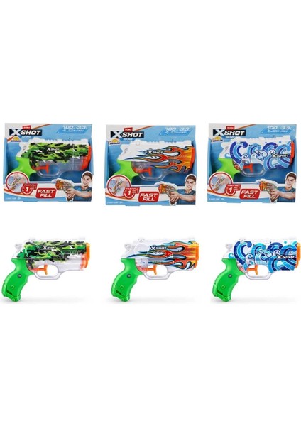 X-Shot Skins Nano Fast Fill Su Tabancası 19 cm 100 ml - 4582 - 1 Adet Fiyatıdır
