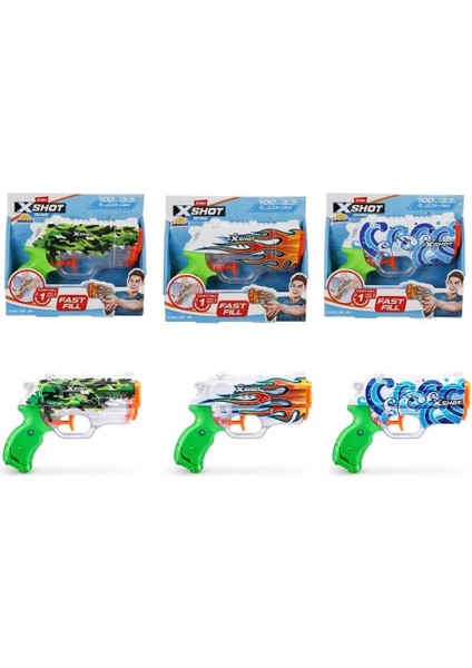 X-Shot Skins Nano Fast Fill Su Tabancası 19 cm 100 ml - 4582 - 1 Adet Fiyatıdır indirimleri