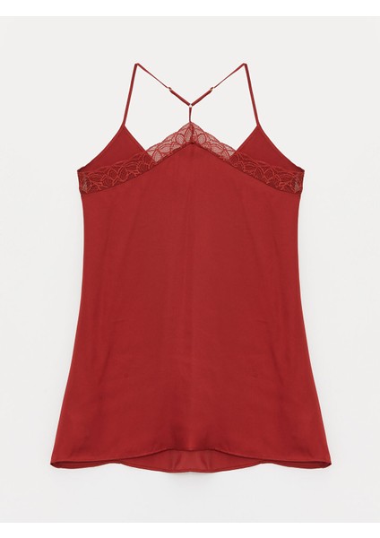 Yeni Sezon V Yaka Dantel Detaylı Askılı Saten Kadın Fantezi Gecelik fiyatları