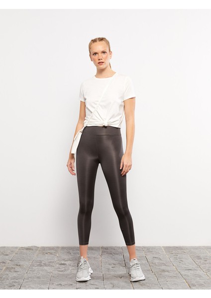 Yeni Sezon Kadın Beli Lastikli Düz Tayt fiyatları