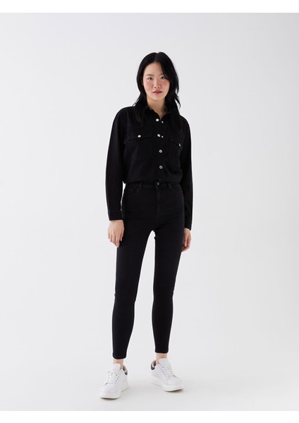 Yeni Sezon Jüpiter Süper Skinny Fit Kadın Jean Pantolon