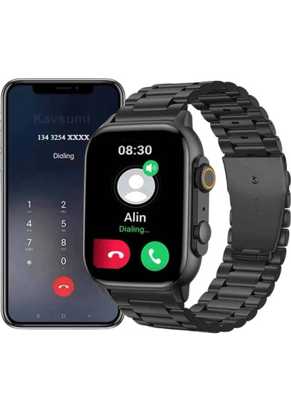 Akıllı Saat Arama Konuşma Gps ve Nfc Özelliği 3 Kordonlu Amoled Ekran indirimleri