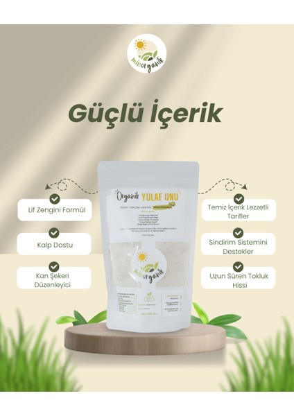 Organik Yulaf Unu 2'li Paket (2X500 Gr) fırsatları