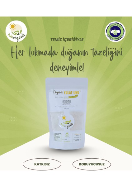 Organik Yulaf Unu 2'li Paket (2X500 Gr) indirimleri