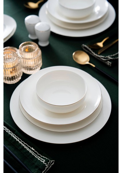 Zahara 12 Kişilik 57 Parça Porselen Yemek Takımı