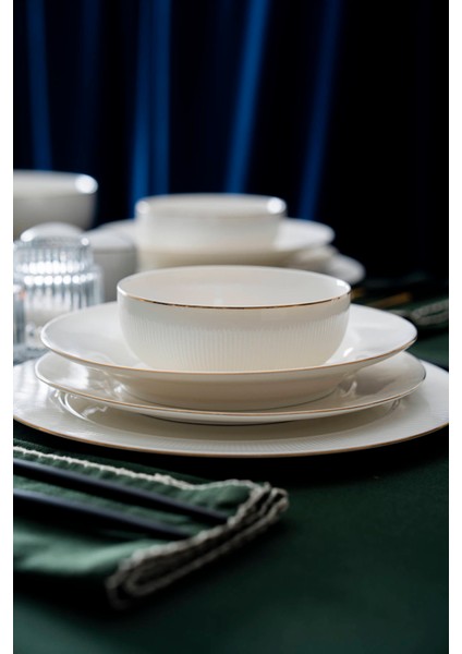 Zahara 12 Kişilik 57 Parça Porselen Yemek Takımı