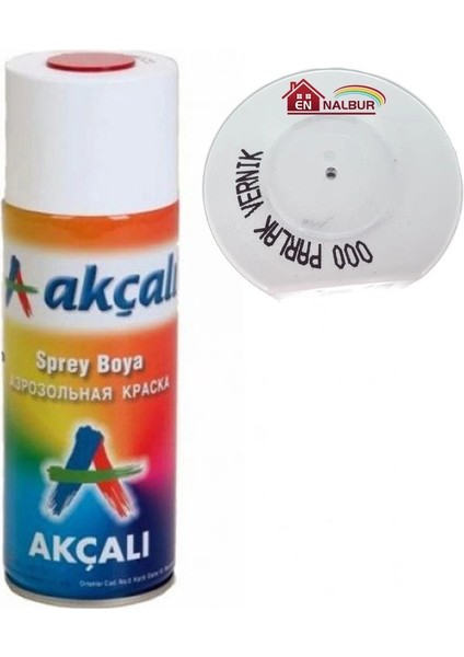 Akçalı Sprey Boya 400 ml 000 Parlak Vernik