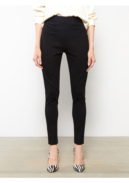 Yeni Sezon Kadın Beli Lastikli Düz Pantolon fırsatları