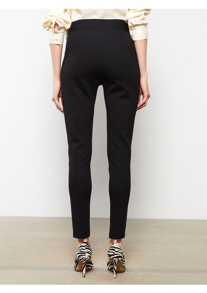 Yeni Sezon Kadın Beli Lastikli Düz Pantolon indirimleri