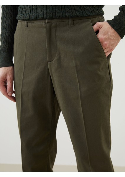 Yeni Sezon Standart Kalıp Gabardin Erkek Pantolon modelleri