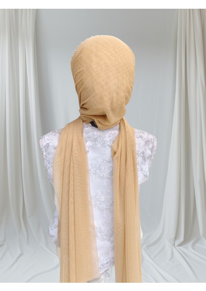 Gold Esnek Kumaş Tek Tek Model Hazır Duvak Hazır Şal Hazır Türban fiyatları