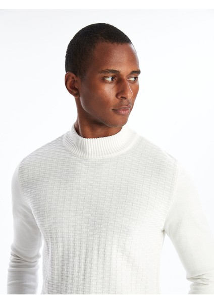 Yeni Sezon Yarım Balıkçı Yaka Uzun Kollu Erkek Triko Kazak modelleri