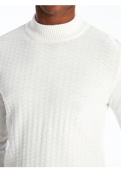 Yeni Sezon Yarım Balıkçı Yaka Uzun Kollu Erkek Triko Kazak fırsatları