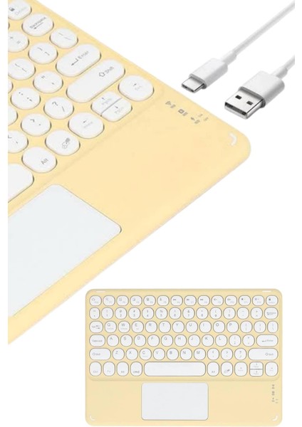 Touchpad Uyumlu Bluetooth Klavye Slim Kablosuz Wifi Q Klavye modelleri