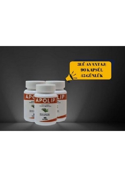 Apolıp 30LU Kapsül 3lü Avantaj Paketi