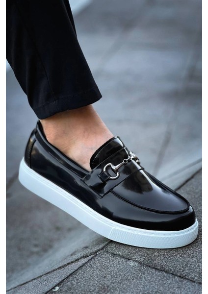 Lvsqvr KB-027 Kuback Bağcıksız Siyah Rugan G Günlük Erkek Ayakkabı (Numara: 40) modelleri