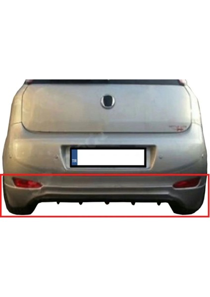 Punto Evo 2010 Üstü Arka Ek (( Beyaz Boyalı Ortası Siyah )) (( Diğer Renkler Için Mesaj Atınız ))