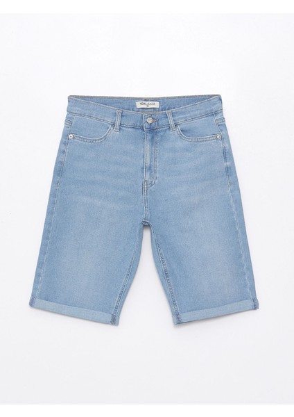 Yeni Sezon Bermuda Fit Kadın Jean Şort indirimleri