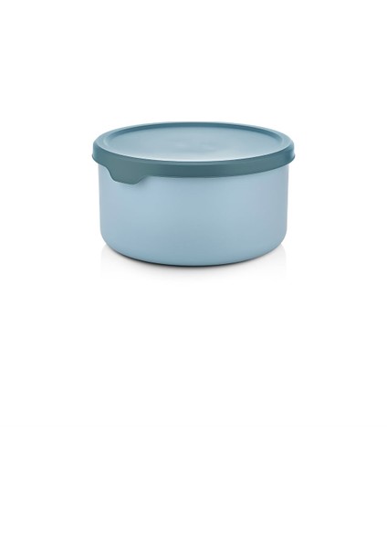 Saklama Kabı Yuvarlak 4 Lü Set Soft Kapaklı Mavi Erzak Dondurucu Gıda Kabı fırsatları