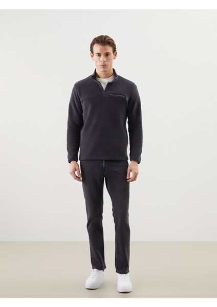 Yeni Sezon Dik Yaka Uzun Kollu Polar Erkek Sweatshirt fiyatları