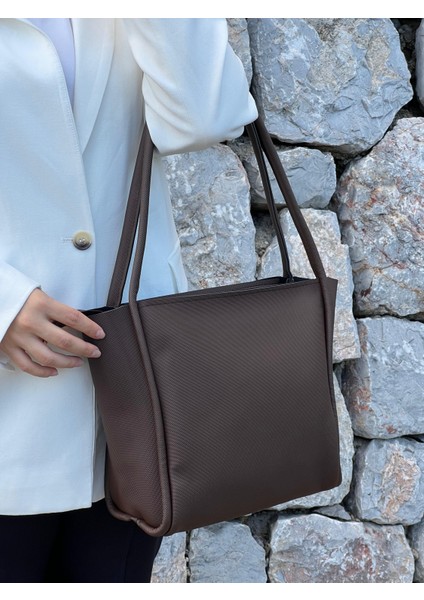 Paula Model Kahverengi Kadın El ve Omuz Çantası modelleri