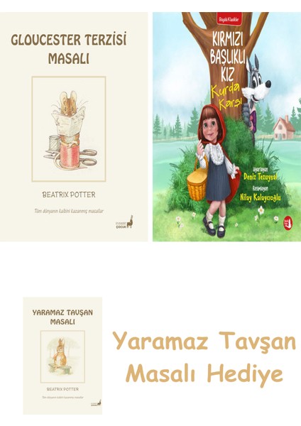 + Kırmızı Başlıklı Kız Kurda Karşı + Yaramaz Tavşan Masalı