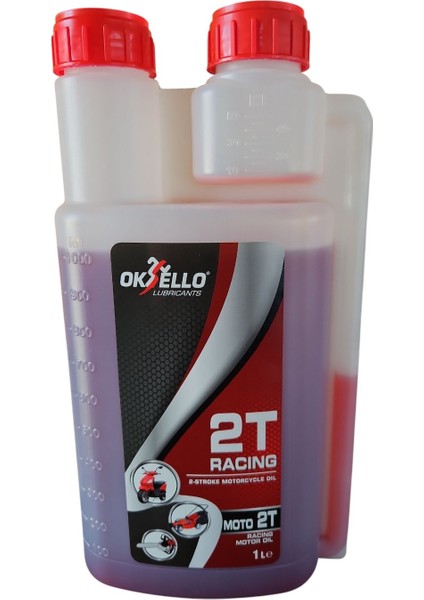 Racing Moto 2t Iki Zamanlı Motor Yağı 1 Litre Ölçekli Motosiklet ve Bahçe Motorları
