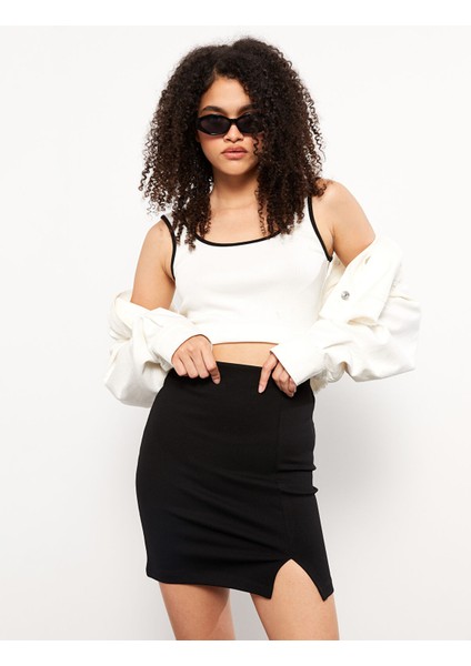 Yeni Sezon Kadın Dar Fit Düz Tüp Etek