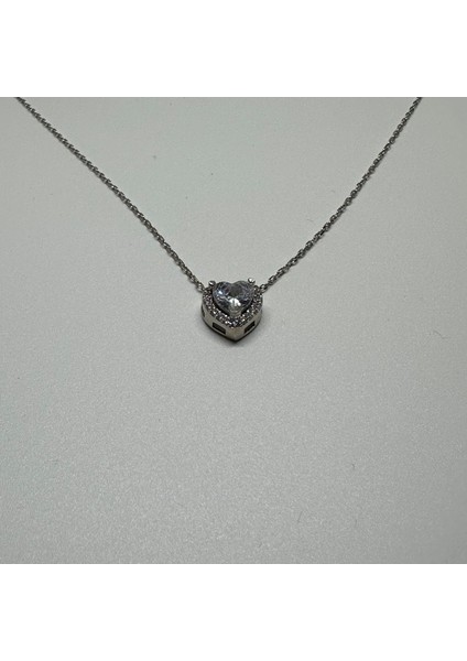 Kalpli Gümüş Kolye 925 Ayar | 45 cm Zincir | Doğum Günü ve Yıldönümü Hediye Kolye modelleri