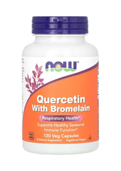 Quercetin With Bromelain, 120 Veg Capsules