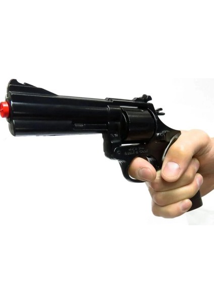 Gonher Revolver 12 Li Siyah Mantar Koleksiyon Polis Tabancası fırsatları