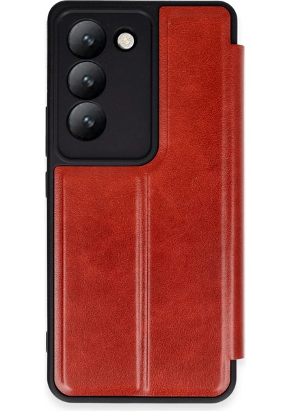 Ieg Vivo V30 Lite 4g Kılıf Flip Cover - Kırmızı
