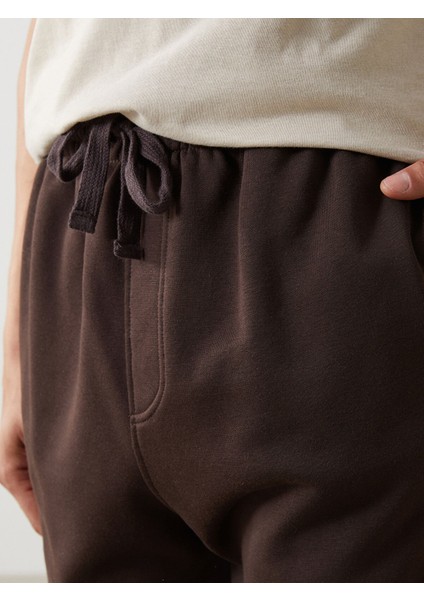 Yeni Sezon Rahat Kalıp Beli Bağcıklı Erkek Kalın Eşofman Altı modelleri