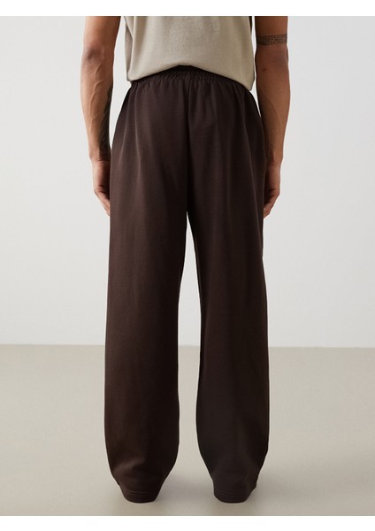 Yeni Sezon Rahat Kalıp Beli Bağcıklı Erkek Kalın Eşofman Altı fırsatları