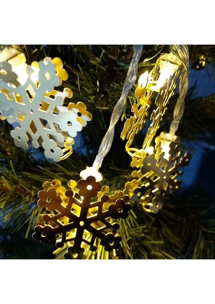 Kar Tanesi LED Işık Yılbaşı Aydınlatma Dekorasyon Işık Dekorasyon Aydınlatma Pilli LED Işık fırsatları