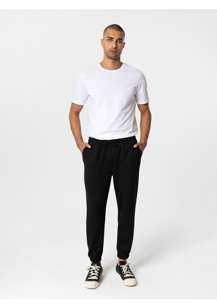 Yeni Sezon Standart Kalıp Erkek Kalın Jogger Eşofman Altı