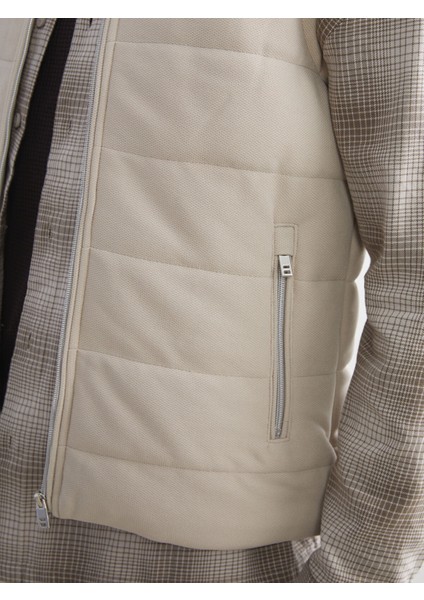 Yeni Sezon Slim Fit Dik Yaka Erkek Şişme Yelek modelleri