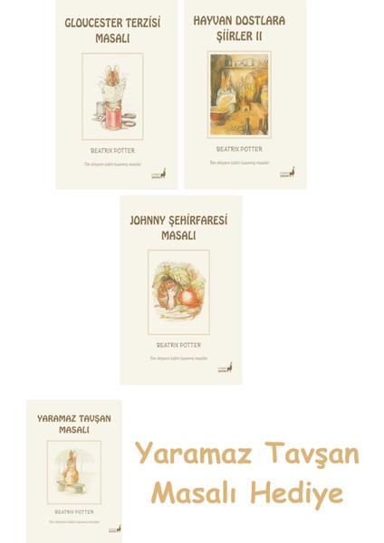 + Beatrix Potter 22 - Hayvan Dostlara Şiirler 2 + Beatrix Potter 21 - Johnny Şehirfaresi Masalı
