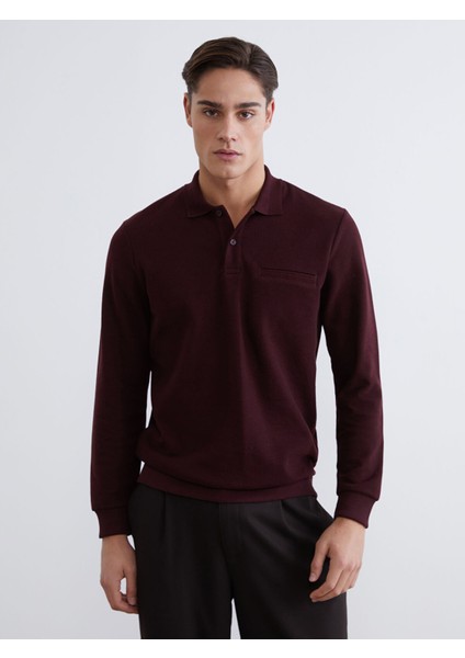 Yeni Sezon Polo Yaka Erkek Sweatshirt