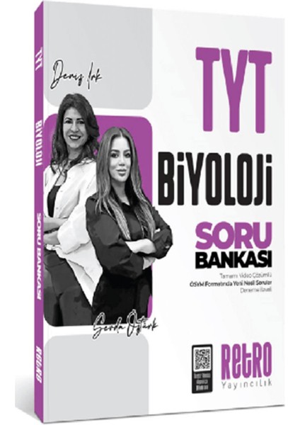 2026 Model Tyt Biyoloji Soru Bankası Tamamı Video Çözümlü Retro Yayınları
