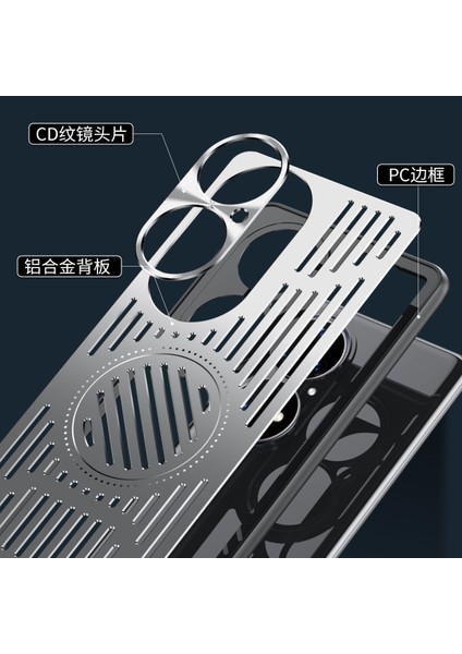 Huawei P50 Pro Kılıfı, Manyetik Metal Isı Dağıtıcı Koruyucu Kılıf-Siyah (Yurt Dışından) fiyatları