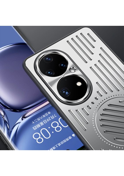 Huawei P50 Pro Kılıfı, Manyetik Metal Isı Dağıtıcı Koruyucu Kılıf-Siyah (Yurt Dışından) fırsatları