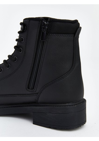 Yeni Sezon Bağcıklı Deri Görünümlü Erkek Bot indirimleri