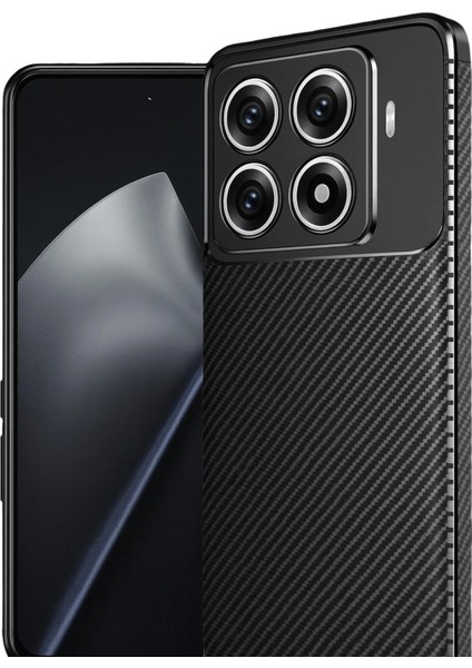Xiaomi Mi 15T Pro Kılıf Karbon Görünümlü Silikon Azn-Negro fiyatları
