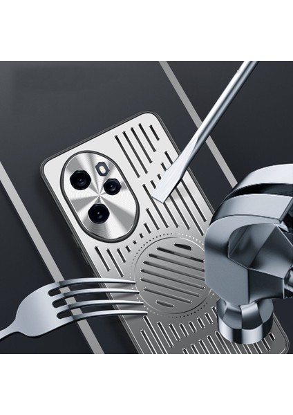 Honor 100 Pro Kılıfı, Manyetik Metal Isı Dağıtıcı Koruyucu Kılıf-Mavi (Yurt Dışından) modelleri