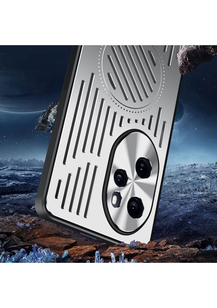 Honor 100 Pro Kılıfı, Manyetik Metal Isı Dağıtıcı Koruyucu Kılıf-Mavi (Yurt Dışından) indirimleri