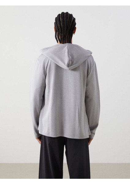 Yeni Sezon Kapüşonlu Uzun Kollu Erkek Fermuarlı Sweatshirt fırsatları