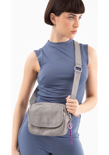 Benetton Kadın Çapraz Çanta Gri BNT1493 fiyatları