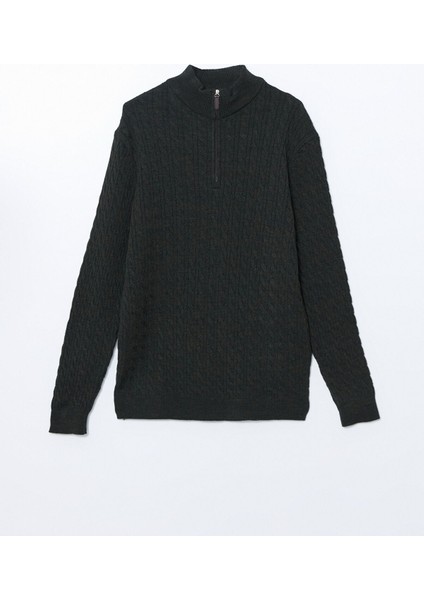 Yeni Sezon Dik Yaka Erkek Triko Kazak indirimleri