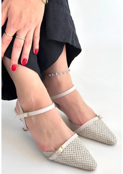 Nrtmsa Lanna Bej Cilt Topuklu Ayakkabı (Numara: 39) modelleri